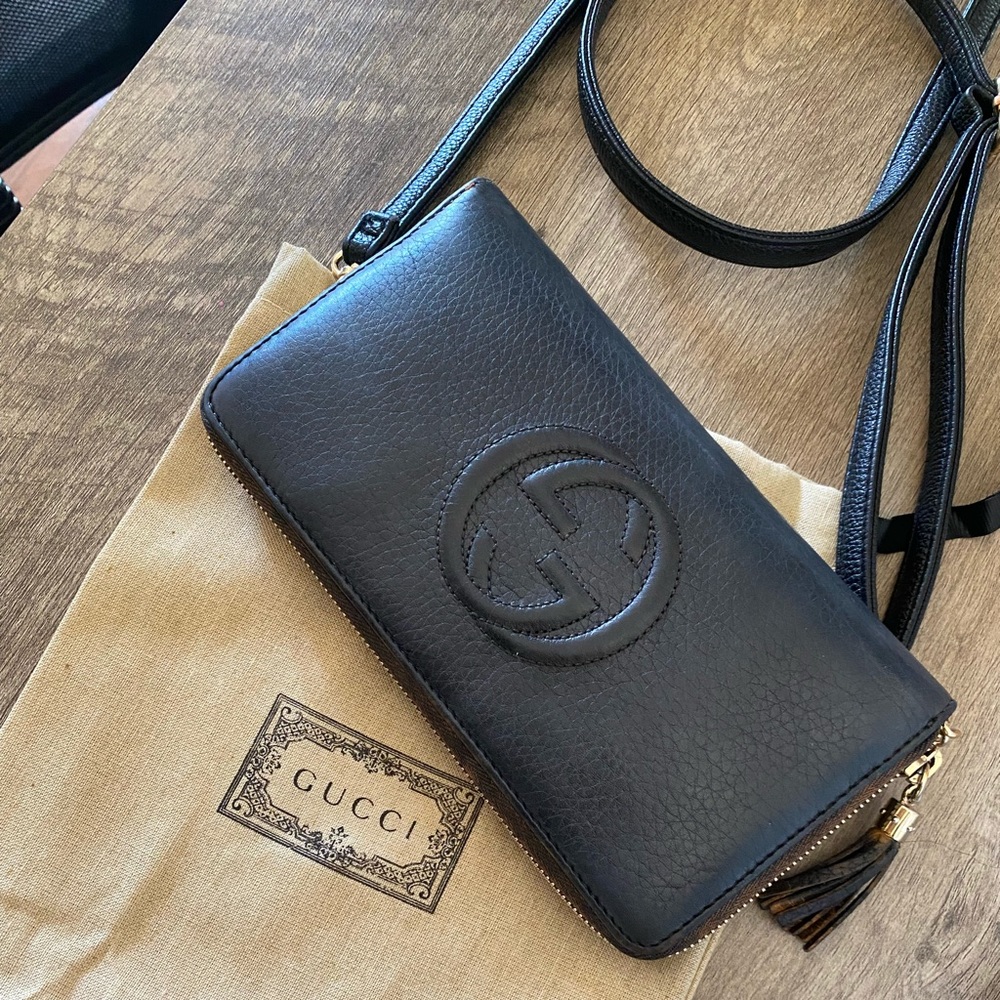 Gucci wallet turned crossbody